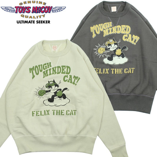 TMC2547 / TOYS McCOY HEAVYWEIGHT SWEAT SHIRT FELIX THE CAT "TOUGH MINDED CAT!"