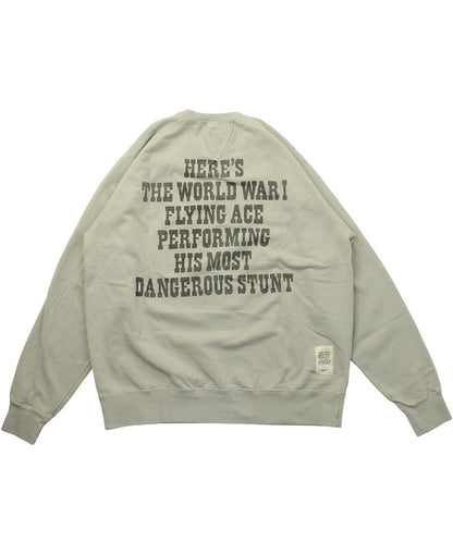 TMC2550 / TOYS McCOY GARMENT DYING SWEAT SHIRT SNOOPY "U.S.A.F. FLYING ACE"