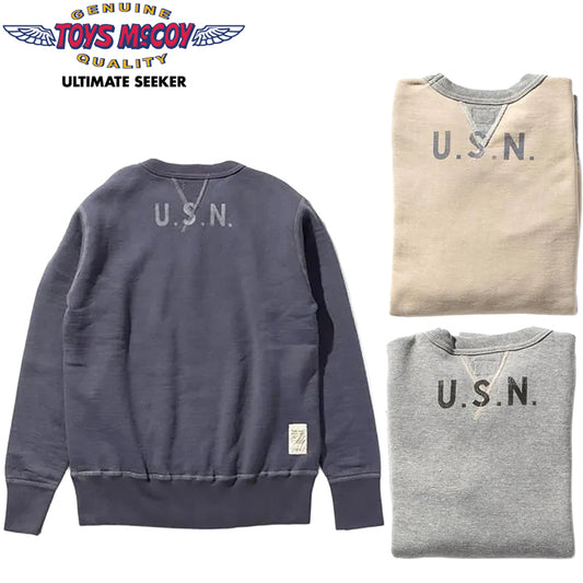TMC2563 / TOYS McCOY MILITARY SWEAT SHIRT "USN"