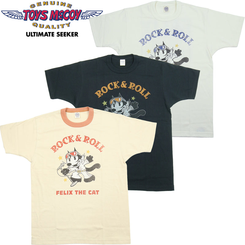 TMC2602 / TOYS McCOY FELIX THE CAT TEE " ROCK & ROLL "
