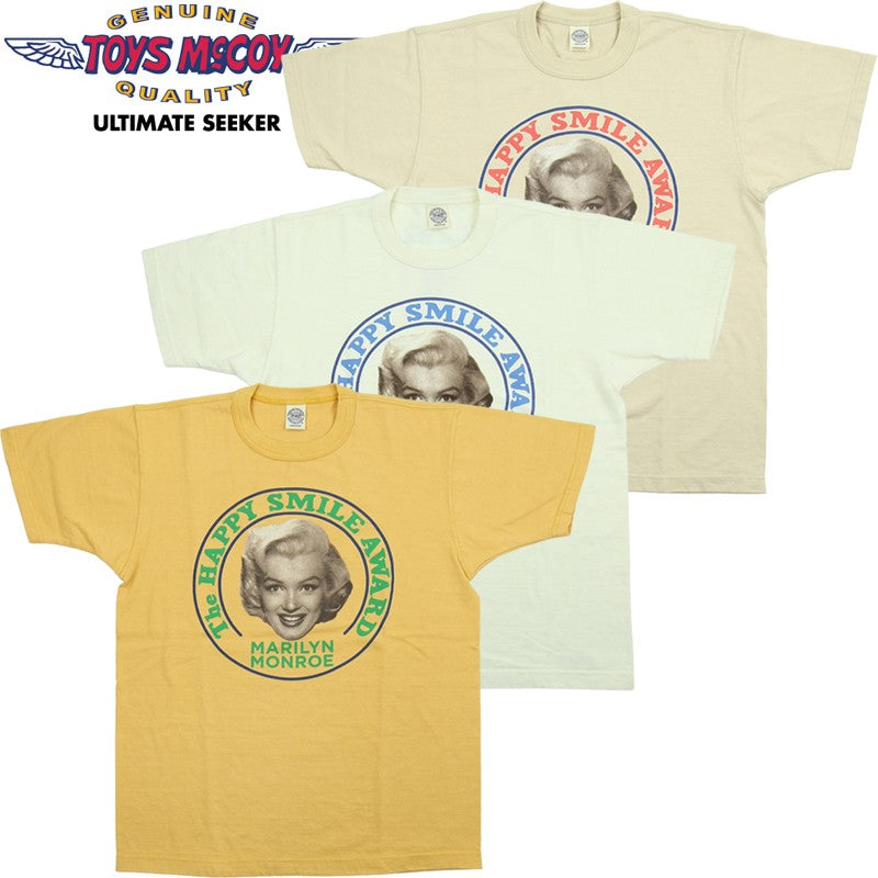 TMC2618 / TOYS McCOY MARILYN MONROE TEE " THE HAPPY SMILE AWARD "