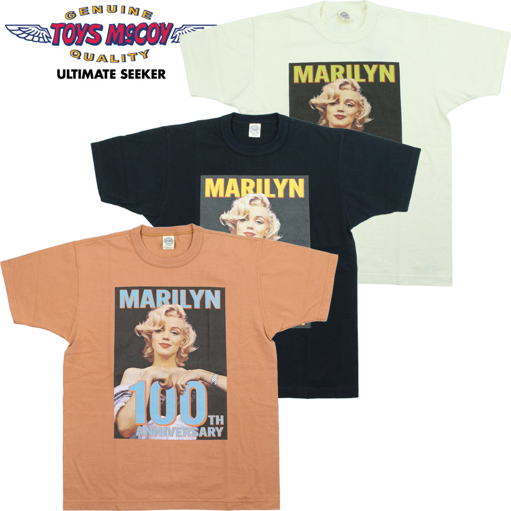 TMC2619 / TOYS McCOY MARILYN MONROE TEE " 100TH ANNIVERSARY "