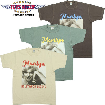 TMC2620 / TOYS McCOY MARILYN MONROE TEE " HOLLYWOOD LEGEND "