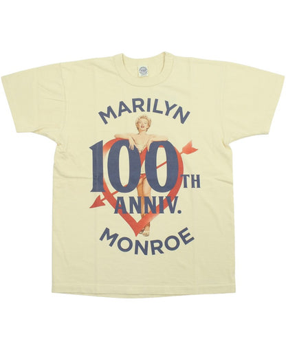 TMC2621 / TOYS McCOY MARILYN MONROE TEE " ARROW SHOT HEART "