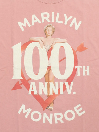 TMC2621 / TOYS McCOY MARILYN MONROE TEE " ARROW SHOT HEART "