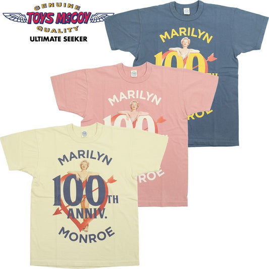 TMC2621 / TOYS McCOY MARILYN MONROE TEE " ARROW SHOT HEART "