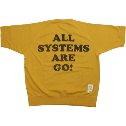 TMC2625 / TOYS McCOY SHORT SLEEVE SWEAT SHIRT SNOOPY " MISSION CONTROL !! "