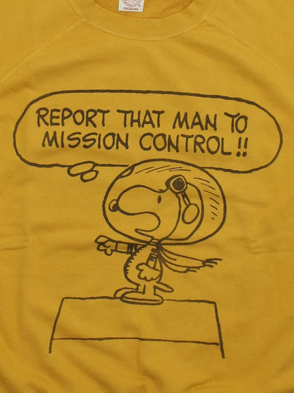 TMC2625 / TOYS McCOY SHORT SLEEVE SWEAT SHIRT SNOOPY " MISSION CONTROL !! "