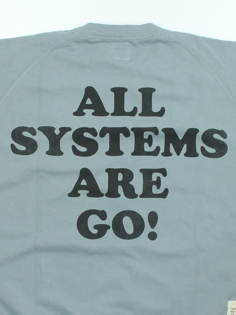 TMC2625 / TOYS McCOY SHORT SLEEVE SWEAT SHIRT SNOOPY " MISSION CONTROL !! "