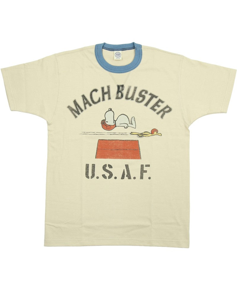TMC2627 / TOYS McCOY PEANUTS TEE　SNOOPY " MACH BUSTER U.S.A.F. "
