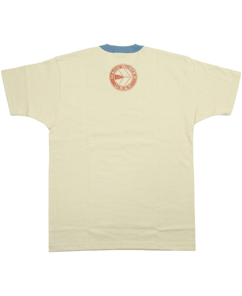 TMC2627 / TOYS McCOY PEANUTS TEE　SNOOPY " MACH BUSTER U.S.A.F. "