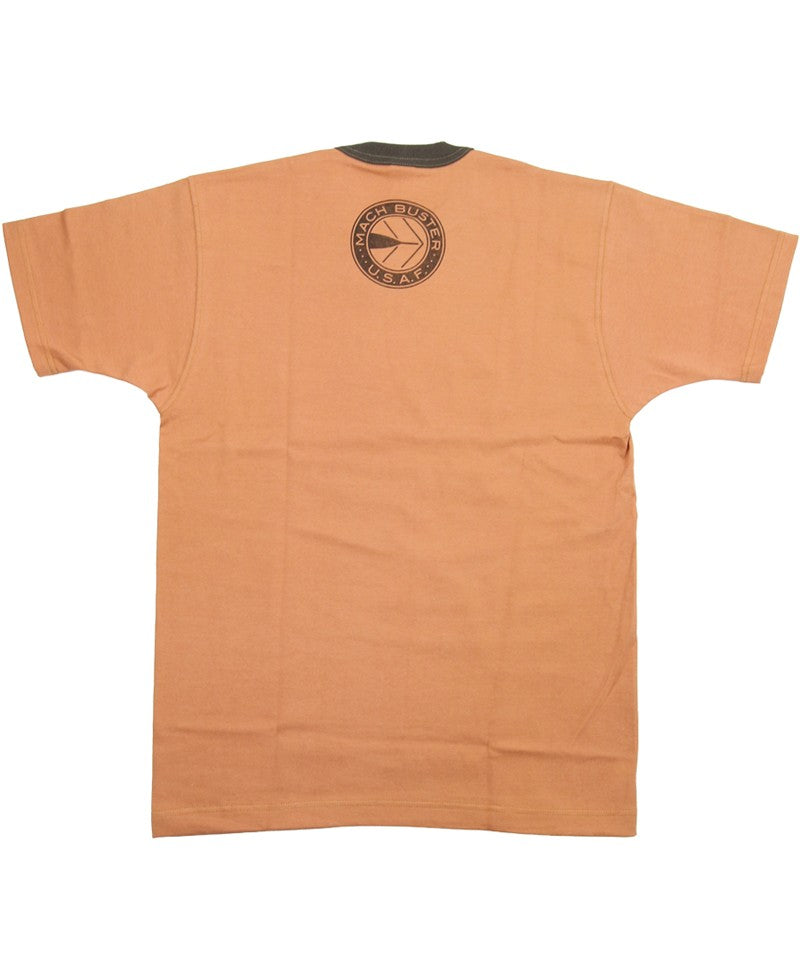 TMC2627 / TOYS McCOY PEANUTS TEE　SNOOPY " MACH BUSTER U.S.A.F. "