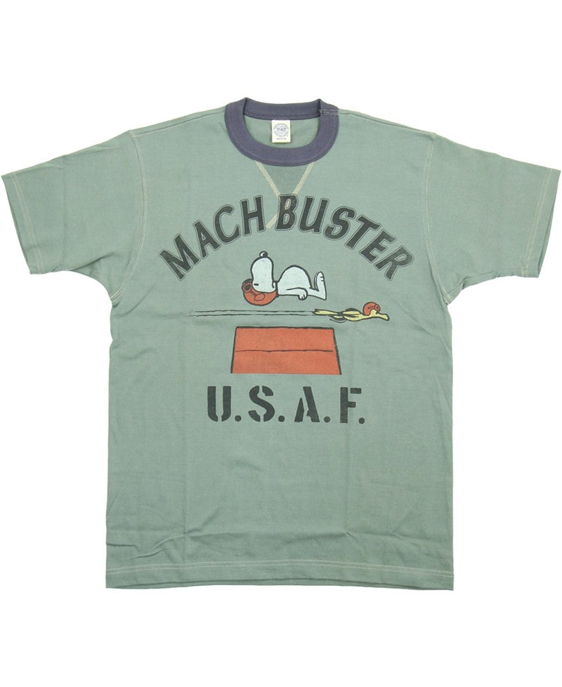 TMC2627 / TOYS McCOY PEANUTS TEE　SNOOPY " MACH BUSTER U.S.A.F. "
