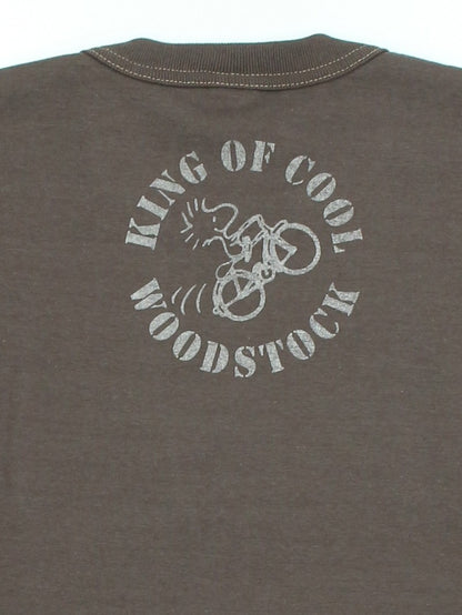 TMC2628 / TOYS McCOY PEANUTS TEE SNOOPY " WOODSTOCK KING OF COOL "