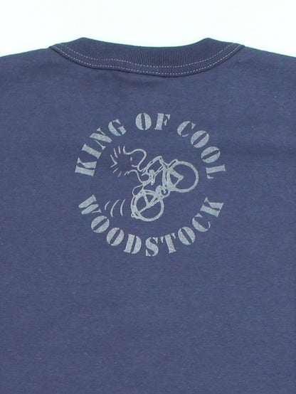 TMC2628 / TOYS McCOY PEANUTS TEE SNOOPY " WOODSTOCK KING OF COOL "