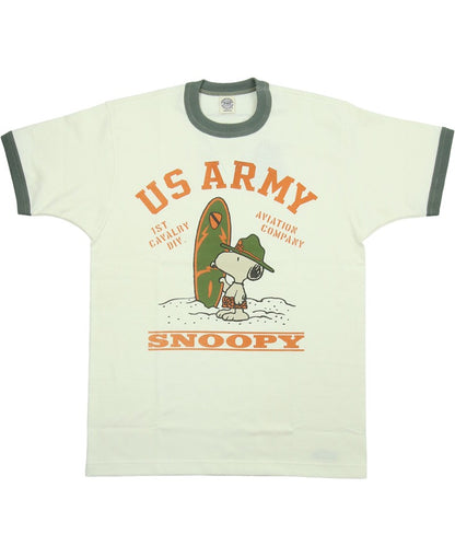 TMC2629 / TOYS McCOY PEANUTS TEE　SNOOPY " U S ARMY "