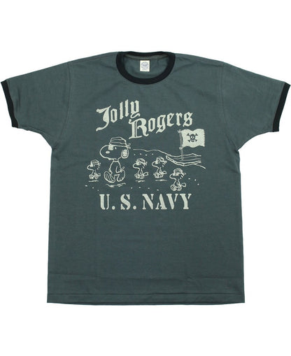 TMC2630 / TOYS McCOY JOHNNY RINGER TEE SNOOPY " JOLLY ROGERS "