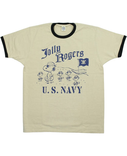 TMC2630 / TOYS McCOY JOHNNY RINGER TEE SNOOPY " JOLLY ROGERS "