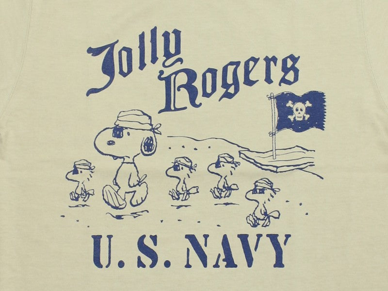 TMC2630 / TOYS McCOY JOHNNY RINGER TEE SNOOPY " JOLLY ROGERS "