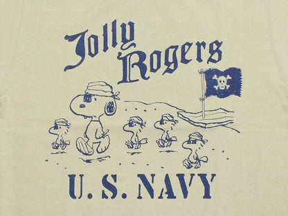 TMC2630 / TOYS McCOY JOHNNY RINGER TEE SNOOPY " JOLLY ROGERS "