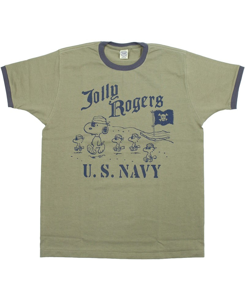 TMC2630 / TOYS McCOY JOHNNY RINGER TEE SNOOPY " JOLLY ROGERS "