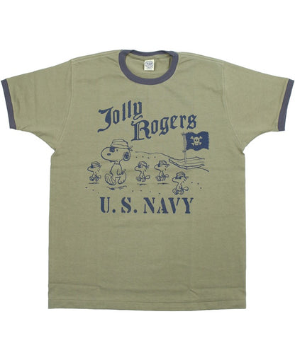 TMC2630 / TOYS McCOY JOHNNY RINGER TEE SNOOPY " JOLLY ROGERS "
