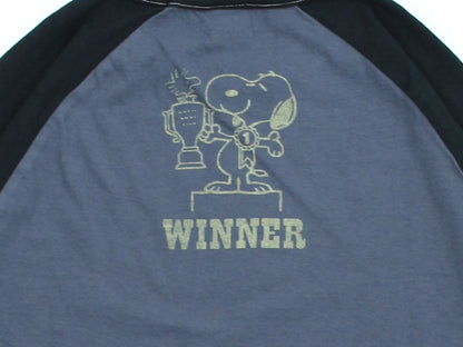 TMC2631 / TOYS McCOY PEANUTS CROPPED RAGLAN TEE　SNOOPY " MOTOCROSS CHAMPIONSHIP "