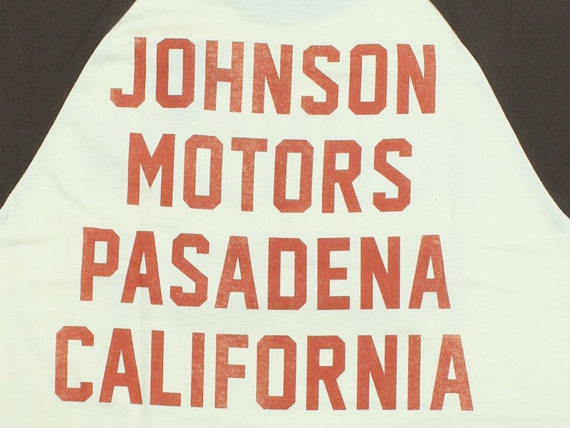 TMC2635 / TOYS McCOY ON ANY SUNDAY RAGLAN TEE " JOHNSON MOTORS "