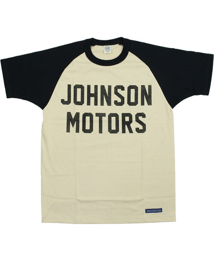 TMC2635 / TOYS McCOY ON ANY SUNDAY RAGLAN TEE " JOHNSON MOTORS "
