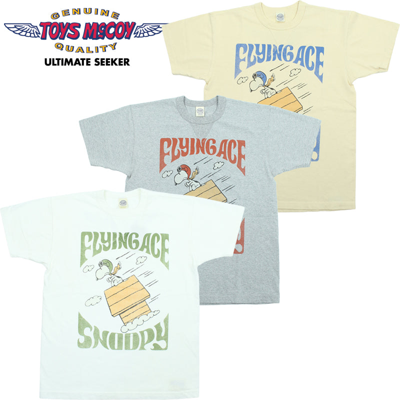TMC2636 / TOYS McCOY PEANUTS TEE SNOOPY " FLYING ACE SNOOPY "