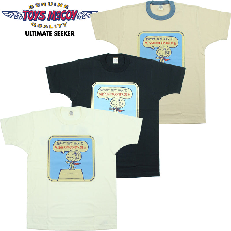 TMC2639 / TOYS McCOY PEANUTS TEE SNOOPY “MISSION CONTROL!!”