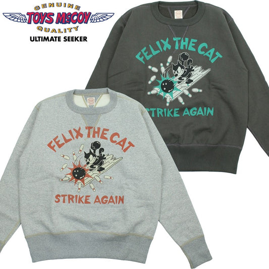 TMC2643 / TOYS McCOY HEAVYWEIGHT SWEAT SHIRT FELIX THE CAT " STRIKE AGAIN "