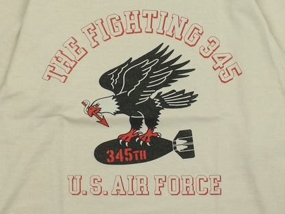 TMC2644 / TOYS McCOY MILITARY LONG SLEEVE TEE U.S.AIR FORCE "THE FIGHTING 345"