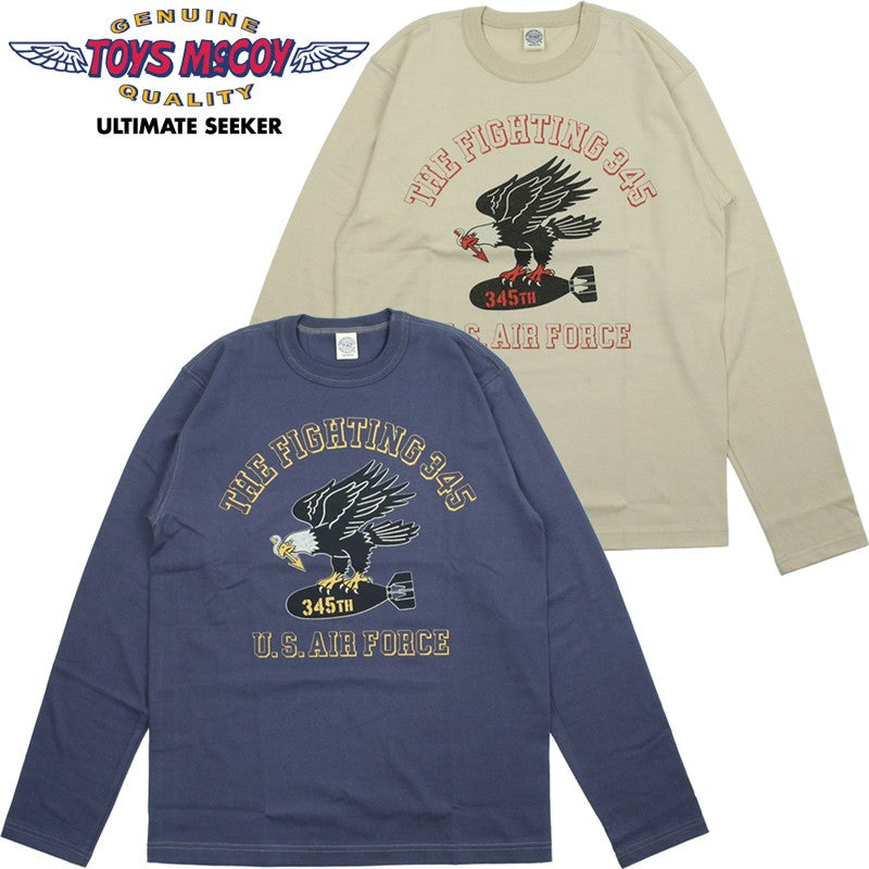 TMC2644 / TOYS McCOY MILITARY LONG SLEEVE TEE U.S.AIR FORCE "THE FIGHTING 345"