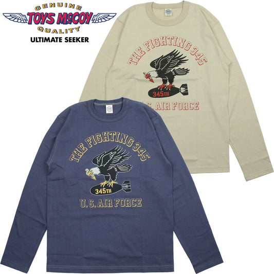 TMC2644 / TOYS McCOY MILITARY LONG SLEEVE TEE U.S.AIR FORCE "THE FIGHTING 345"