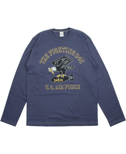 TMC2644 / TOYS McCOY MILITARY LONG SLEEVE TEE U.S.AIR FORCE "THE FIGHTING 345"
