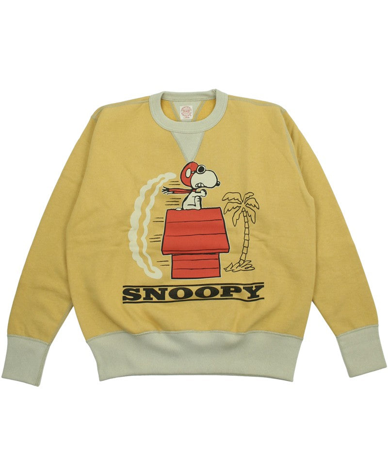 TMC2651 / TOYS McCOY HEAVYWEIGHT SWEAT SHIRT SNOOPY "CURSE YOU RED BARON"