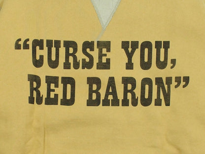 TMC2651 / TOYS McCOY HEAVYWEIGHT SWEAT SHIRT SNOOPY "CURSE YOU RED BARON"