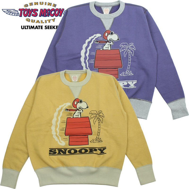 TMC2651 / TOYS McCOY HEAVYWEIGHT SWEAT SHIRT SNOOPY "CURSE YOU RED BARON"