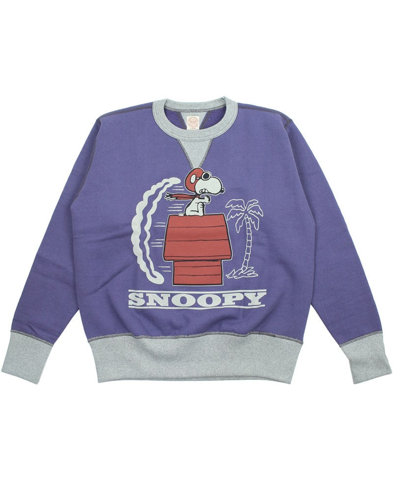 TMC2651 / TOYS McCOY HEAVYWEIGHT SWEAT SHIRT SNOOPY "CURSE YOU RED BARON"