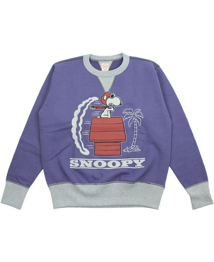 TMC2651 / TOYS McCOY HEAVYWEIGHT SWEAT SHIRT SNOOPY "CURSE YOU RED BARON"