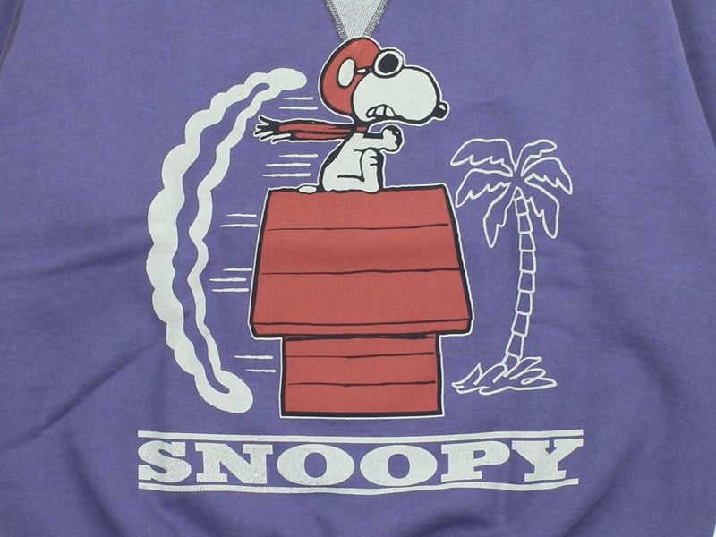 TMC2651 / TOYS McCOY HEAVYWEIGHT SWEAT SHIRT SNOOPY "CURSE YOU RED BARON"