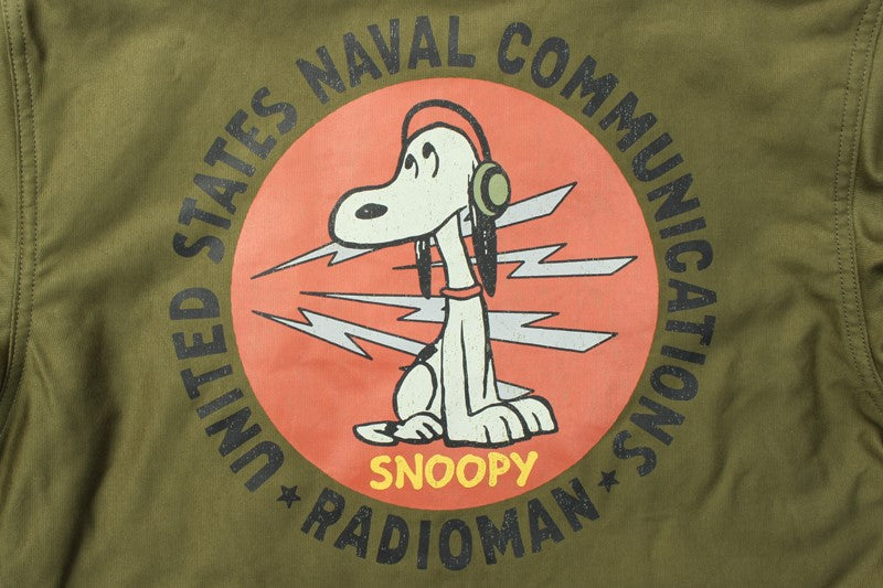 TMJ2441 / TOYS McCOY N-1 DECK JACKET SNOOPY "RADIOMAN"