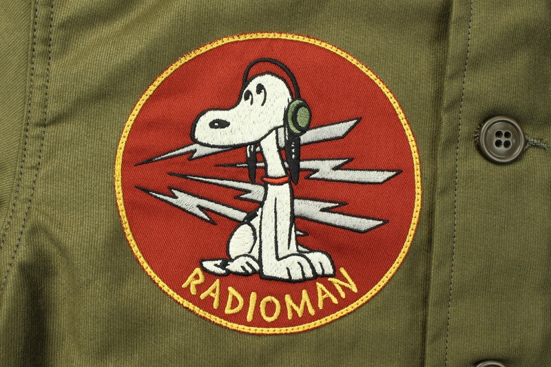 TMJ2441 / TOYS McCOY N-1 DECK JACKET SNOOPY "RADIOMAN"