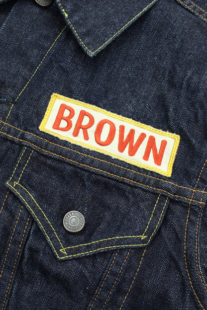 TMJ2503 / TOYS McCOY DENIM JACKET LOT 687XX SNOOPY " BORN FREE! SANTA ROSA "