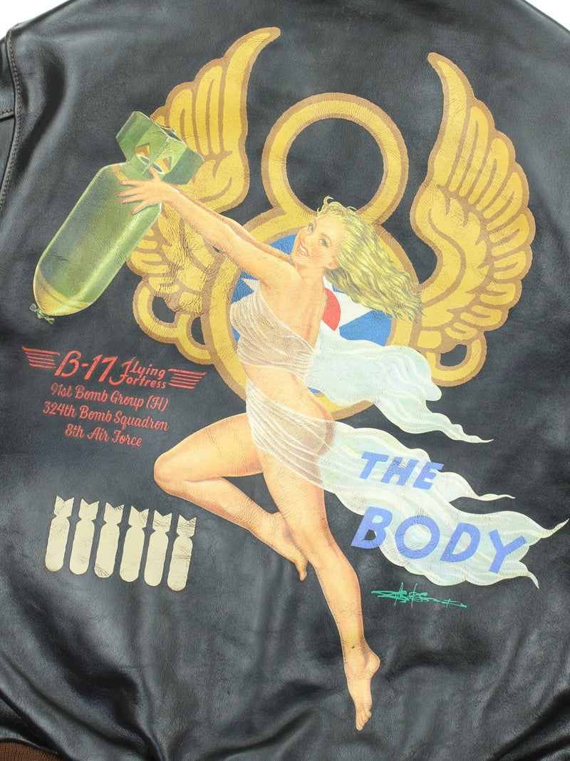 TMJ2517 / TOYS McCOY TYPE A-2 ROUGH WEAR CLOTHING CO.FLYING FORTRESS "THE BODY "