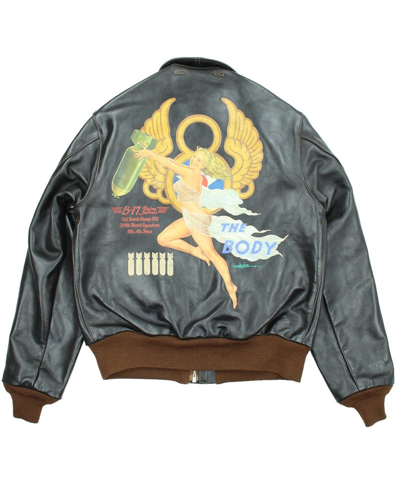 TMJ2517 / TOYS McCOY TYPE A-2 ROUGH WEAR CLOTHING CO.FLYING FORTRESS "THE BODY "