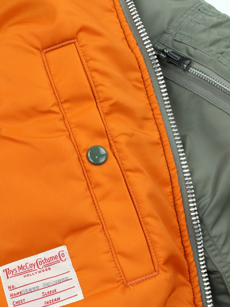 TMJ2519 / TOYS McCOY TYPE MA-1 MIL-J-8279E CIVILIAN VER. " STEVE McQUEEN "