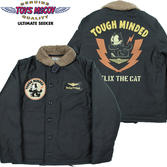 TMJ2522 / TOYS McCOY N-1 DECK JACKET FELIX THE CAT "TOUGH MINDED"