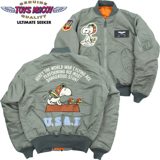 TMJ2523 / TOYS McCOY TYPE MA-1 MIL-J-8279E SNOOPY "U.S.A.F. TACTICAL AIR COMMAND"